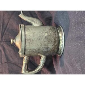 Vintage Grand Silver Wear-Brite Nickel Silver Creamer Pitcher Individual Teapot